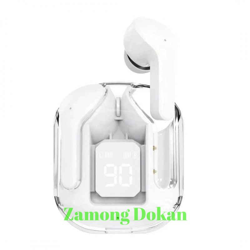 Affordable wireless Air31 earbuds Gaming Sports Led display Touch sensor Noise-cancelling Bluetooth true wireless earbuds in Pakistan