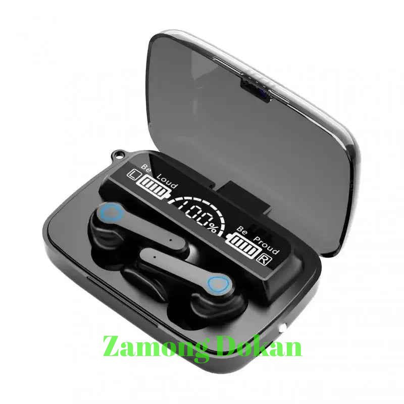 M19 headset TWS Earphones Intelligent Touch Control Wireless Bluetooth-compatible Headphones Waterproof LED Display With Mic